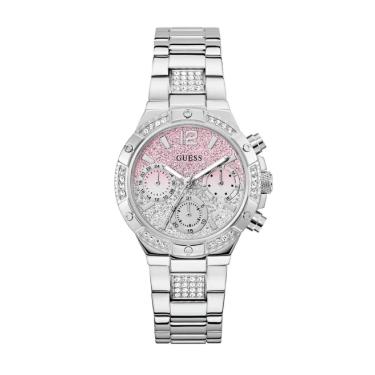 Imagem de Relógio Guess Feminino Harlow GW0950L1 Prata-Feminino