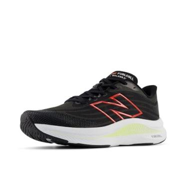 Imagem de New Balance FuelCell Walker Elite V1 Tênis de caminhada masculino, Preto/Neo Flame/Limelight, 11.5 X-Wide