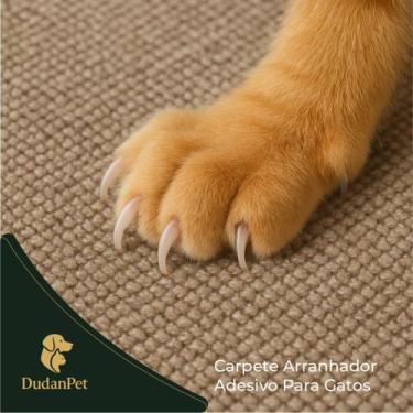 Imagem de Arranhador Protetor Adesivo Gatos Pet Sofá, Cama e Moveis Premium + BR