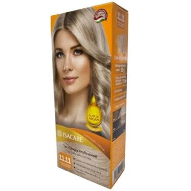 Imagem de Tintura Cabelos, 11.11 Louro/Plata/Cinza Intenso, Isacare, 75 ml