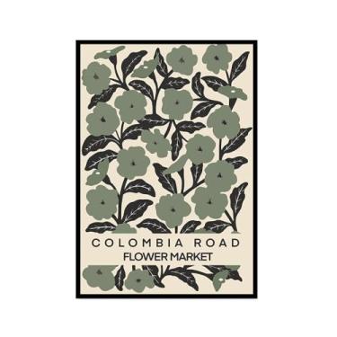 Imagem de Impressão de arte de parede verde sálvia Matisse impressão abstrata mercado de flores Picasso exposição pôsteres em tela minimalista linha arte folha boho decoração de quarto (SKU5,20.3x30.5 cm =