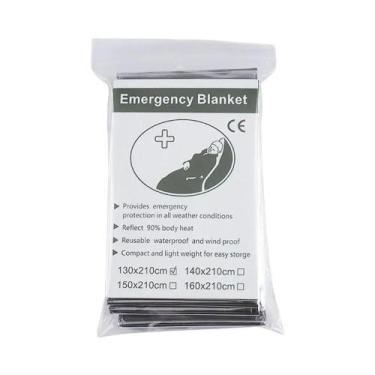 Imagem de Cobertores De Emergência Dourados E Prateados 10 20 30 Peças Isolament