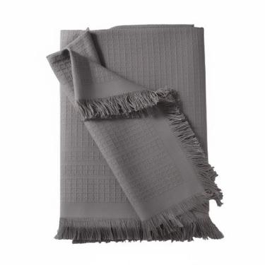 Imagem de Manta Xale Decorativa Protetora de Sofá Dohler 120 cm x 150 cm 100% Al