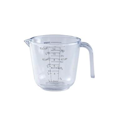 Imagem de Conjunto de copos medidores de plástico sem BPA 600 ml para cozinha (300 ml)