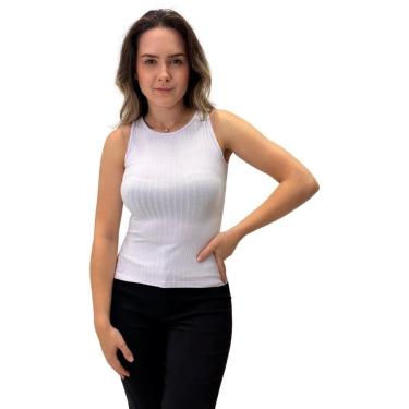 Imagem de Blusa Malwee Regata Básica Canelada Feminina-Feminino