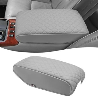 Imagem de KBH Capa de apoio de braço do console central para Lexus GS300 GS400 GS430 1998-2005, protetor de console médio, capa de almofada de tampa de descanso de braço, antiarranhões, cinza