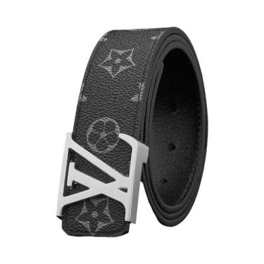 Imagem de Cinto De Couro Masculino Com Fivela Automática De Liga Versátil Para J