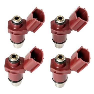 Imagem de Injetor de combustível 6D8-13761-00-00, 4 unidades, compatível com motor de popa Yamaha 80 BEL 75-90HP 4 tempos 6D8-13761-00 6D8137610000