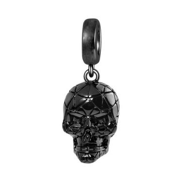 Imagem de Pingentes De Prata Esterlina 925 Com Tema De Halloween: Caveira E Teia