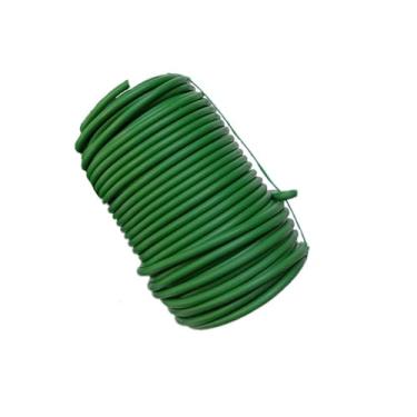 Imagem de Laços de plantas macios e resistentes - fio de jardim verde reutilizável para apoiar tomates, trepadeiras e jardinagem ao ar livre também para organização de cabos de escritório doméstico (tamanho: 20