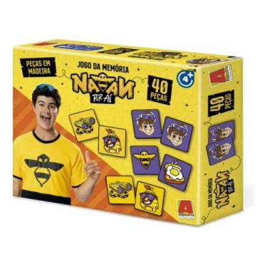 Imagem de Jogo Memoria 40pç madeira Natan Por Aí Minecraft Original - Algazarra