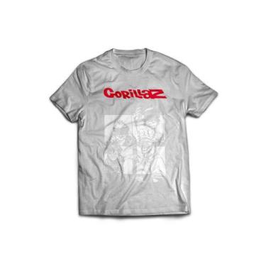 Imagem de Camiseta Masculina Gorillaz Humanz - Ultrav Store, Cinza mescla claro,