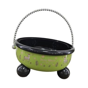 Imagem de Fxzqgnh Fruteira com furos de drenagem, recipiente para frutas e legumes, ideal para decoração de mesa, Verde