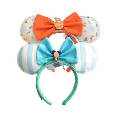 Imagem de Tiara De Pelúcia Mickey Minnie Mouse 2025 Para Festa De Fim De Ano Da 