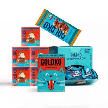 Imagem de Kit Favoritos Chocolate ao Leite zero adição de açúcares - Goldko