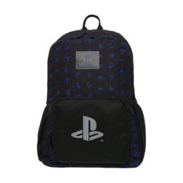 Imagem de Mochila de Costas Pacific Playstation Hardware Preto e Azul-Masculino