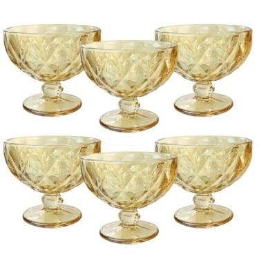 Imagem de Jogo de Taças Luxx Ellegance 320ml 6 und Gold Crystal Metalizado