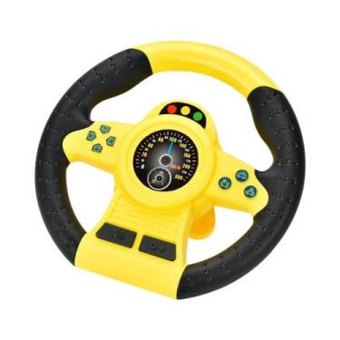 Imagem de Brinquedo De Volante Elétrico Infantil Com Luz E Som, Carro Educaciona