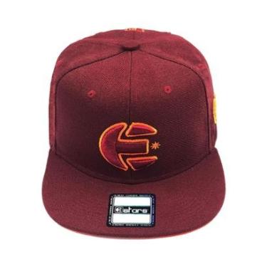 Imagem de Boné Snapback Aba Reta Vinho Street Skate Est-162 E-stars-Masculino
