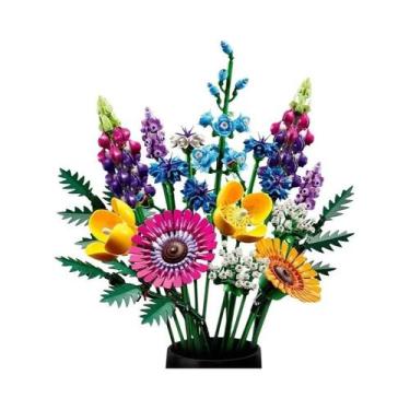 Imagem de Blocos De Montar Buquê De Flores Eternas Brinquedo Bonsai Presentes Pa