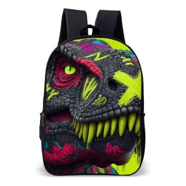 Imagem de Mochila Infantil Escolar Simples Tema Menino Dinosauro Dino - Use Nerd