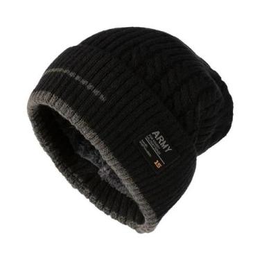 Imagem de Gorro De Inverno Tricotado Grosso Para Homens E Mulheres 2023, Boné Qu