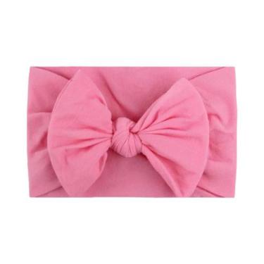 Imagem de Faixa De Cabelo Elástica De Tricô Para Meninas, Acessório Infantil De 