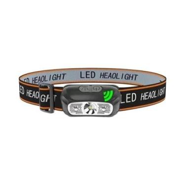 Imagem de Lanterna De Cabeça LED Recarregável USB Super Brilhante Para Camping, 