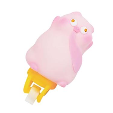 Imagem de Ornamento de guidão de bicicleta desenho animado animal - decoração de guidão de scooter elétrico - acessório para scooter ciclismo crianças ao ar livre estrada motocicleta motor automotivo capacete