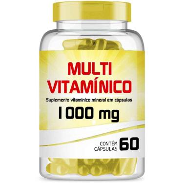 Imagem de Multivitamínico de A-Z 1000mg com 60 cápsulas gelatinosas