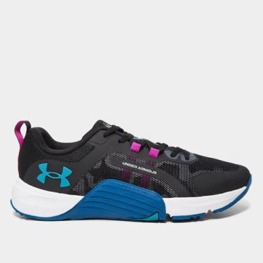 Imagem de Tênis Under Armour Tribase Reps, Preto, Azul turquesa, 36