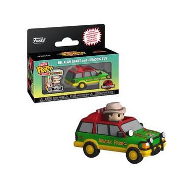 Imagem de Bitty Pop! Rides Jurassic Park Dr. Alan Grant e Jurassic SUV