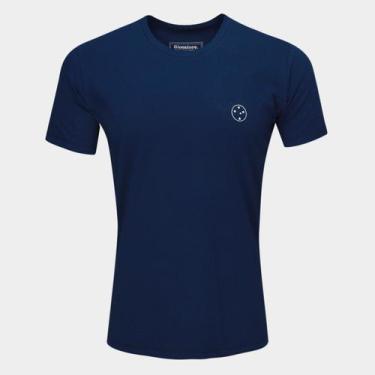 Imagem de Camiseta Cruzeiro Escudo Retrô Masculina - Giocatore, Azul, M