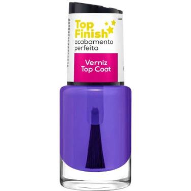 Imagem de Esmalte Top Finish Verniz Top Coat Cuidado Com As Unhas 10ml - Cora