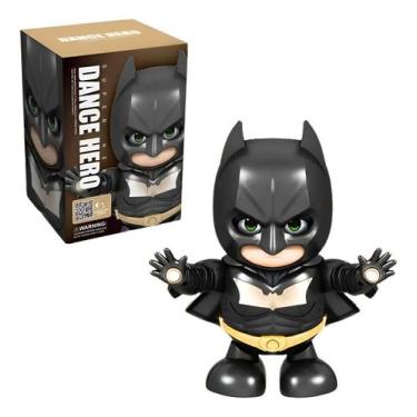 Imagem de Boneco Herói Dançarino Batman Interativo Com Luz Som - HEROS