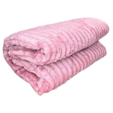 Imagem de Cobertor luster - casal - rosa - corttex