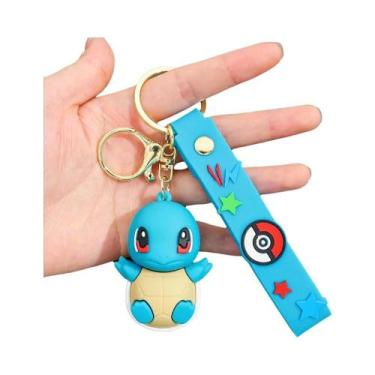 Imagem de Chaveiros Clássicos E Fofos De Pikachu, Squirtle E Psyduck Pokémon, Pr