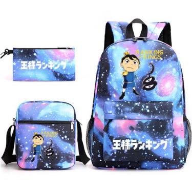 Imagem de Conjunto de mochilas Rankings Of Kings Cartoon Kids School Nylon - yiw