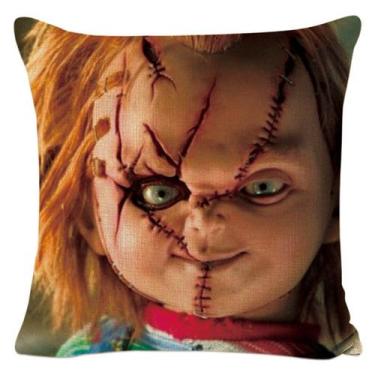 Imagem de Capa de almofada decorativa Chucky's Child Play Anime - yiweisai