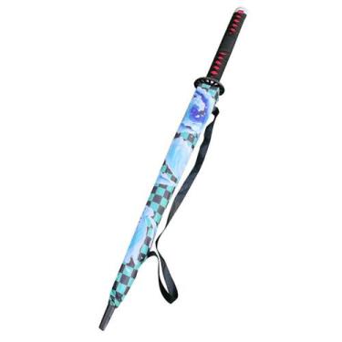 Imagem de Guarda-chuva Samurai Anime à prova de vento, resistente a UV, impermeá