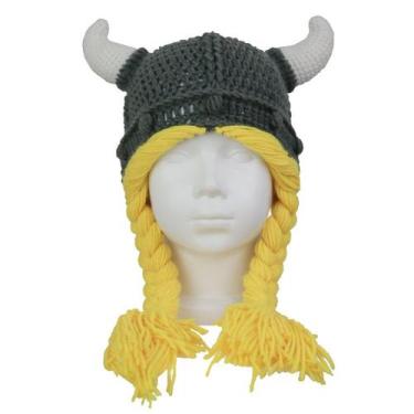 Imagem de Chapéu Hat Horns Cosplay Costume Headwear Warm Soft Cozy para adultos 