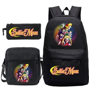Imagem de Conjunto de mochilas Sailers Moons School, 3 peças com bolsa de ombro 