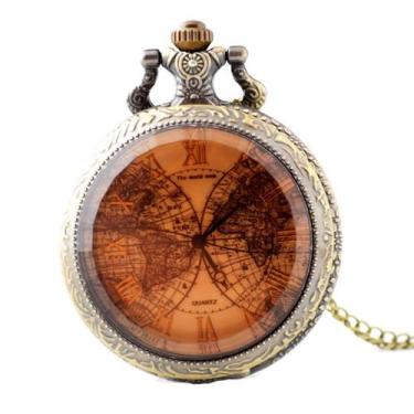 Imagem de Relógio de bolso Double Globe Retro para crianças - Yiweisai
