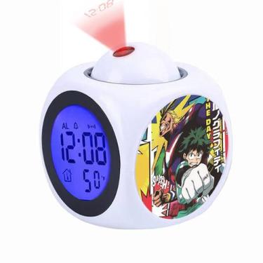 Imagem de Despertador digital LED My Heros Academias Square 8x8x8cm - yiweisai