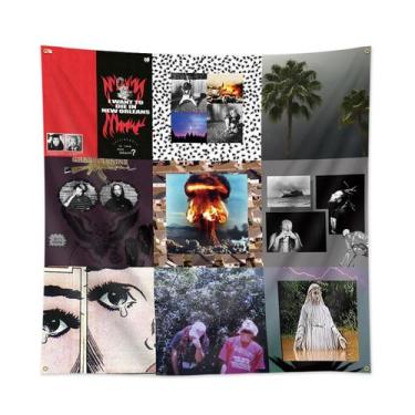 Imagem de Tapeçaria Suicideboys Flag Art 90x90cm para pendurar na parede de poli