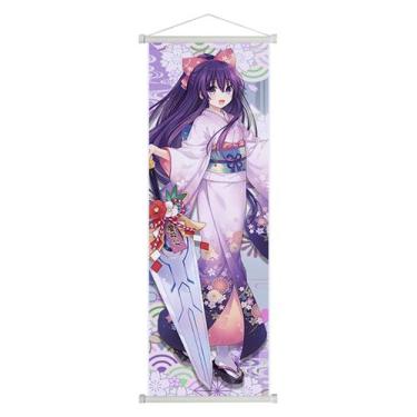 Imagem de Pintura de parede em tela data de um anime Yatogamis Tohka ao vivo - Y