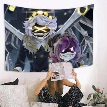 Imagem de Tapeçaria para decoração de parede Art Ha Murders Drones Anime - yiwei