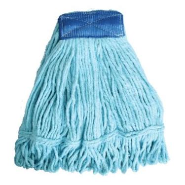 Imagem de Mop Úmido 320 Loop e Cinta Cru Azul Bralimpia