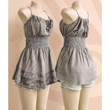 Imagem de Blusa Regata Indiana Hippie Artesanal Boho Psicodélica Rave RPCB002 - 