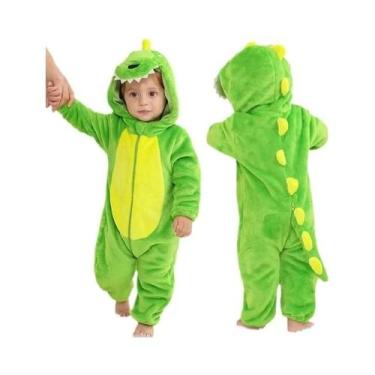 Imagem de Macacão de Flanela para Bebê MICHLEY Carnaval, Fantasia de Capivara co